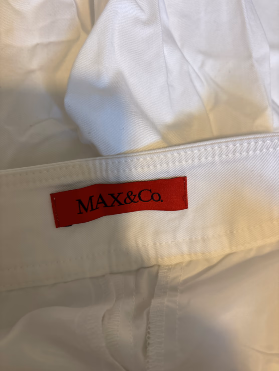 Pantalones cortos blancos de corte ancho, foto 3