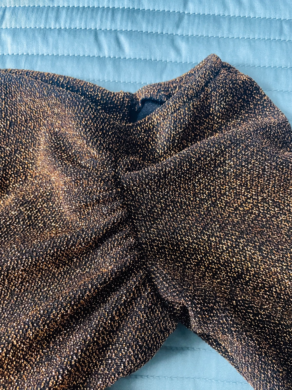 Lady Pipa copper metallic midi dress, photo 2