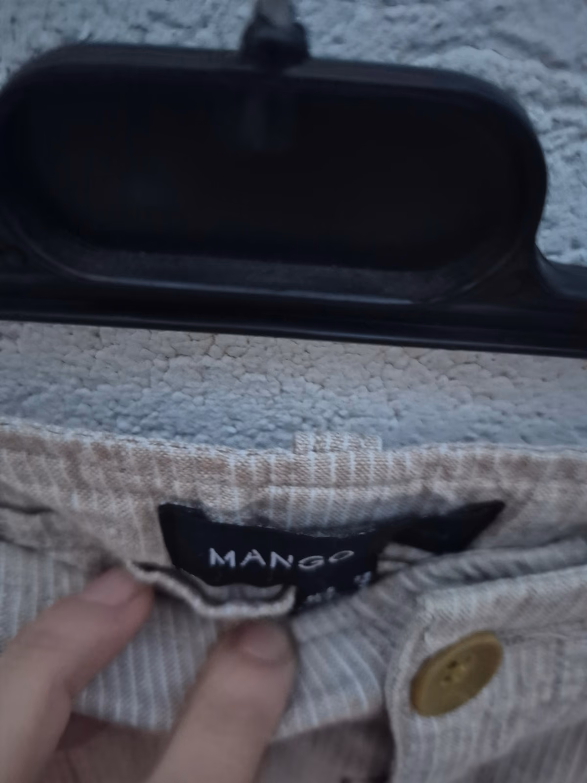 Mango Striped Linen Blend Shorts, photo 3