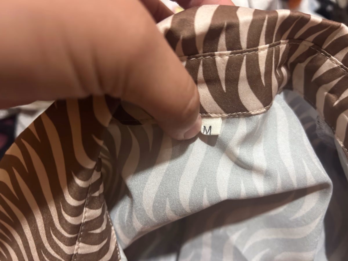 Brown Patterned Long Sleeve Shirt, photo 3