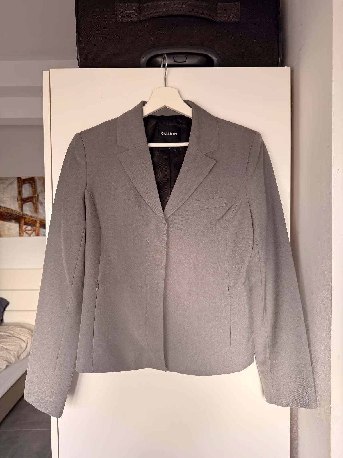 Grey tailored smart blazer, photo 3