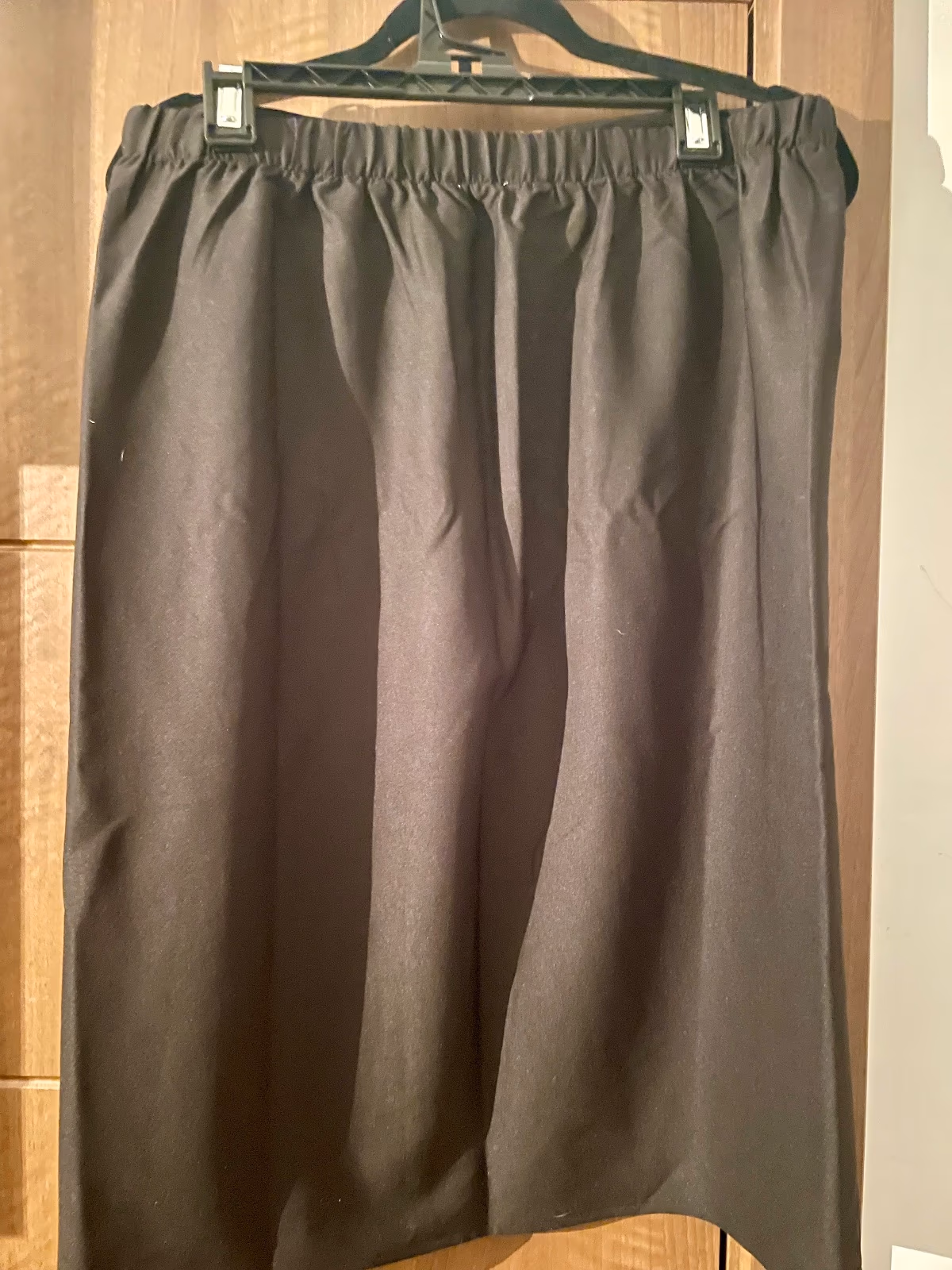Black Front Split Midi Skirt, photo 4