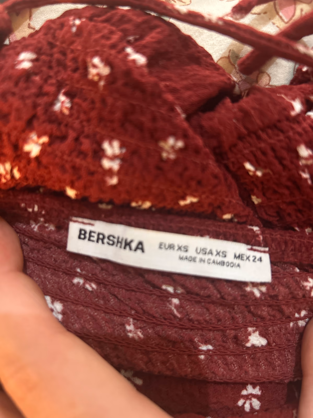 BERSHKA dress with white flower detail, photo 3