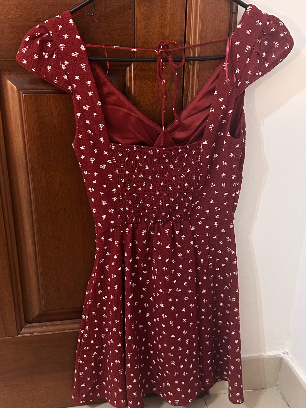 BERSHKA dress with white flower detail, photo 2
