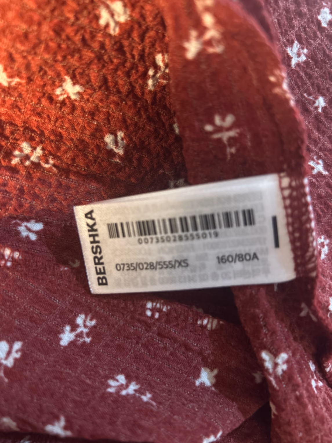 BERSHKA dress with white flower detail, photo 4