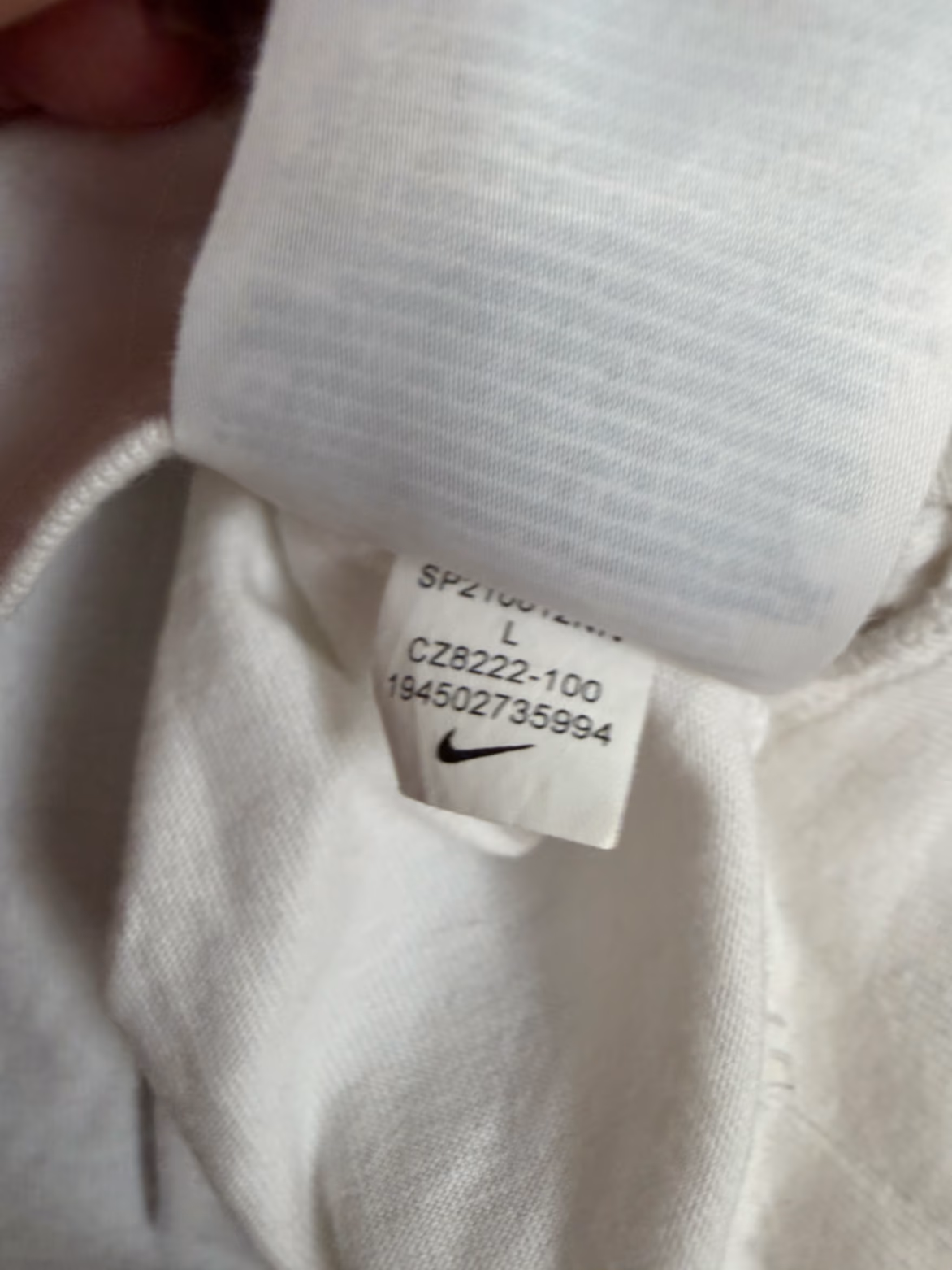 Nike White Cropped Polo Shirt, photo 5