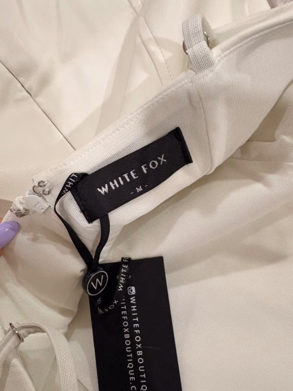 White Fox Cloud White Mini Dress, photo 4