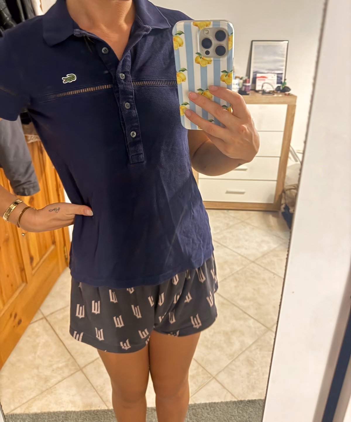 Navy Blue Polo Top, photo 2
