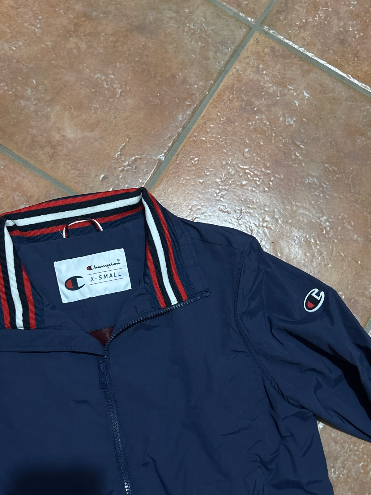 Champion Navy Zip Up Jacket, photo 2