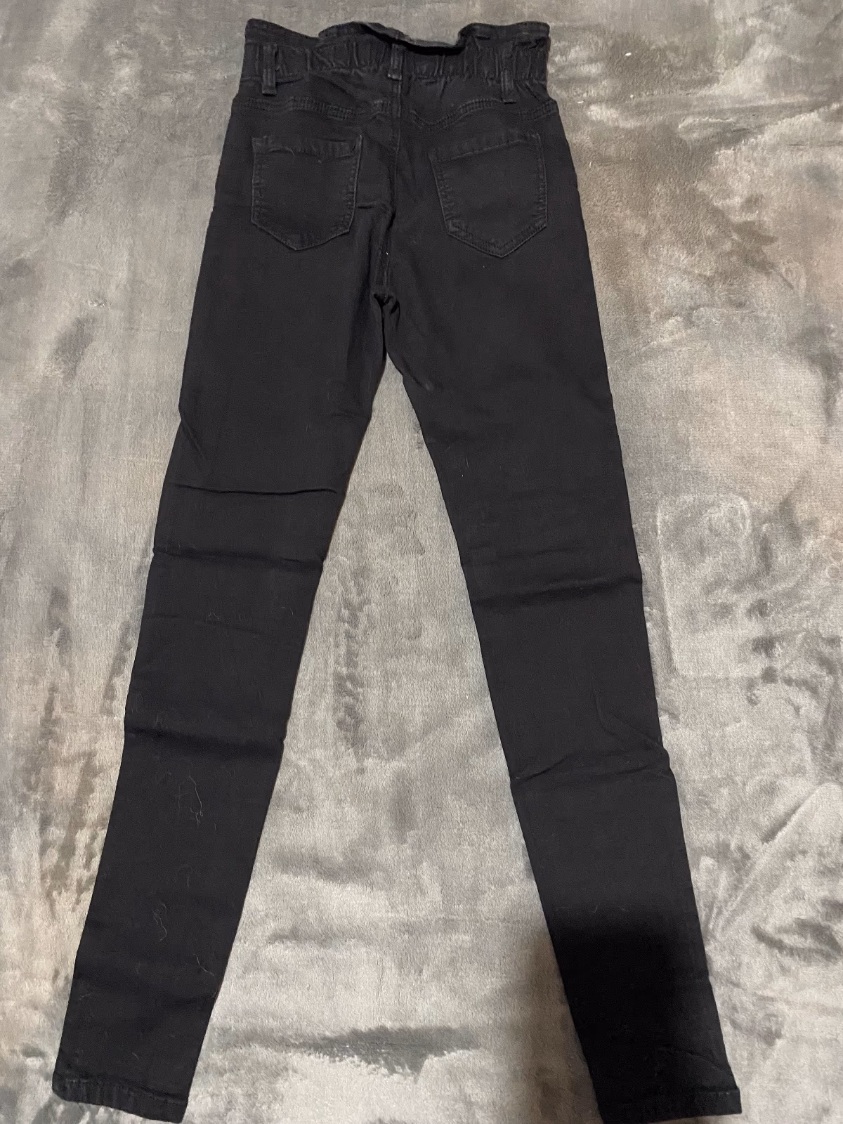 Black high-waisted skinny jeans, photo 2