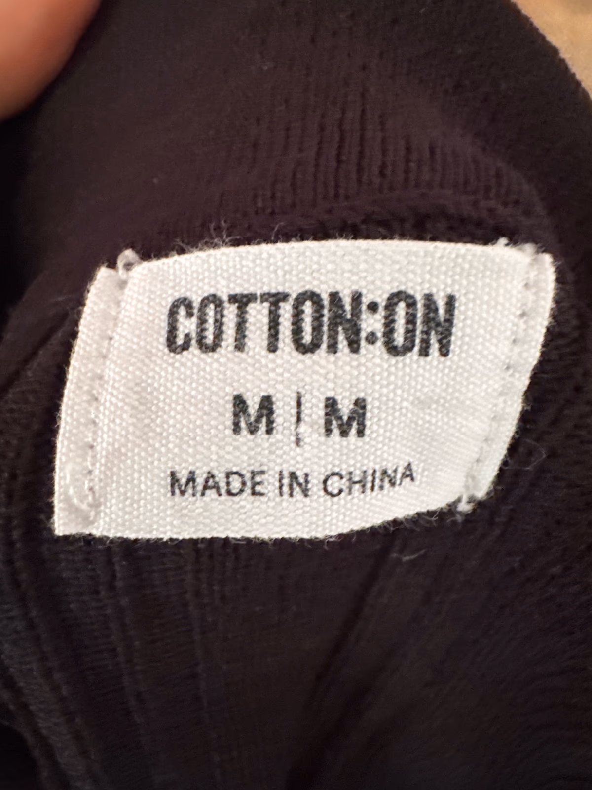 Black ribbed button-up top, photo 4