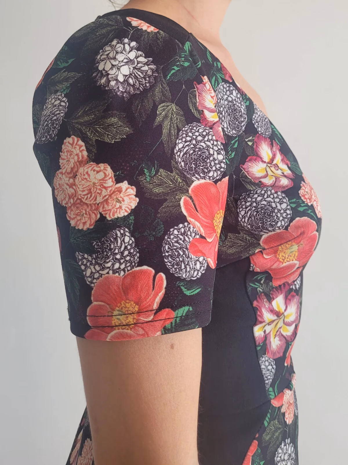 Floral Pattern Short Sleeve Dress, photo 2