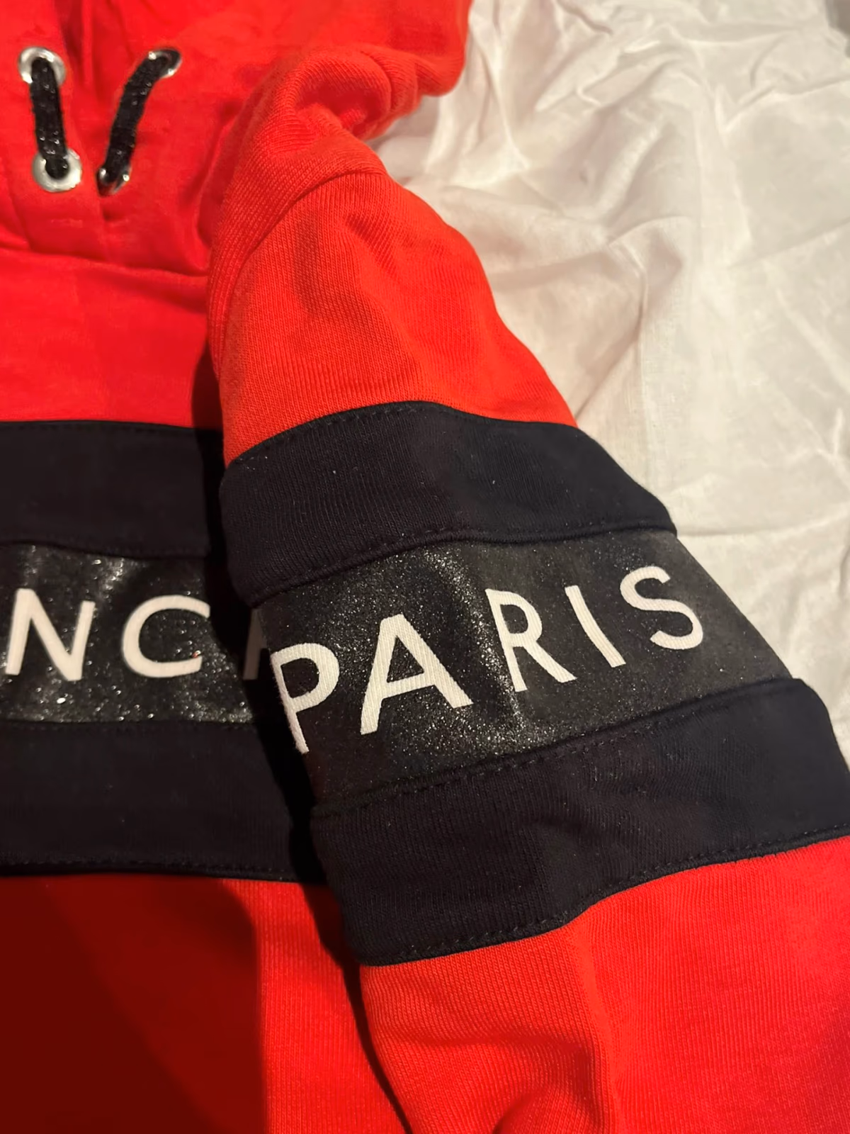 Red Logo Hooded Sweatshirt Dress, photo 5