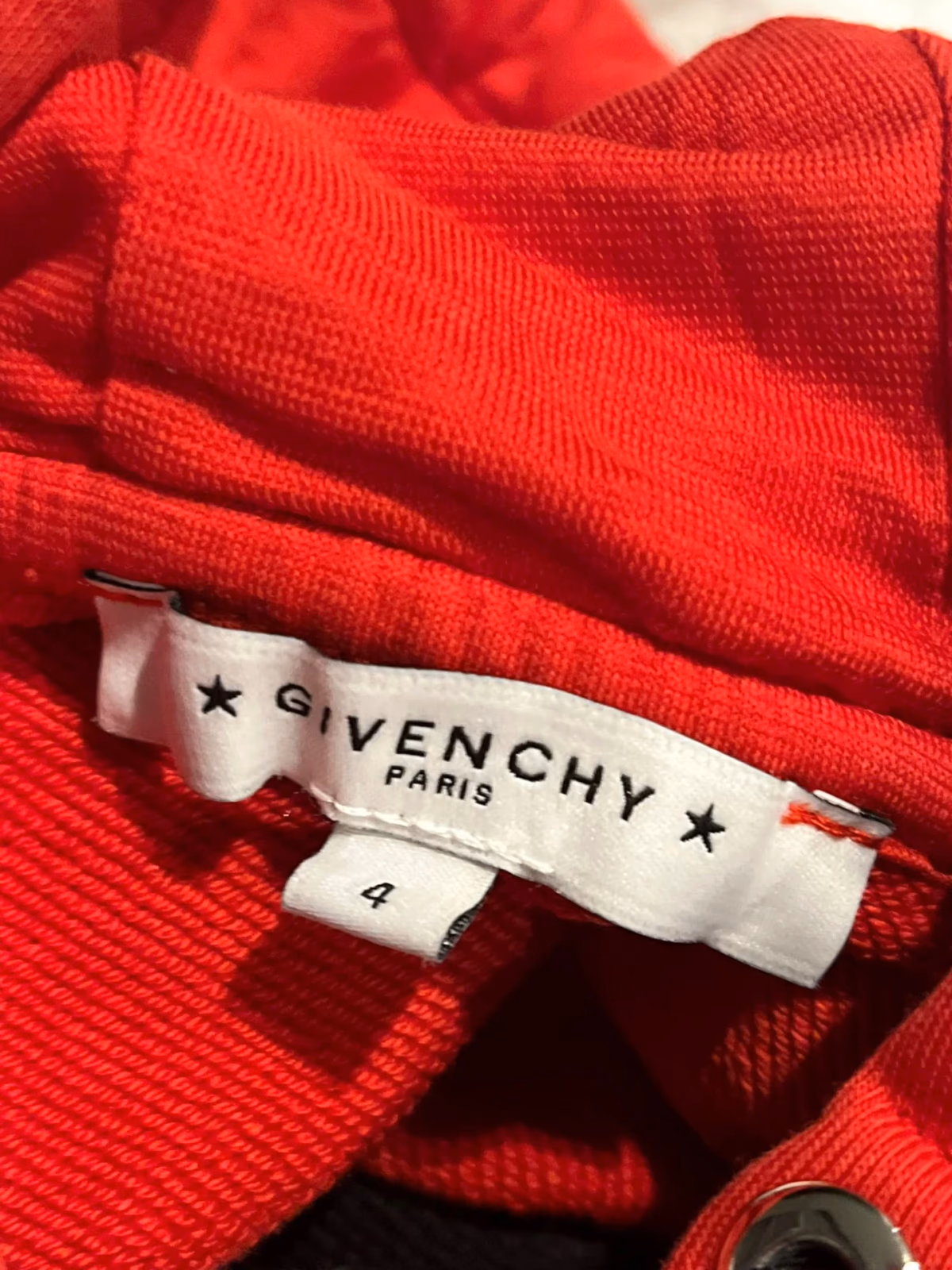 Red Logo Hooded Sweatshirt Dress, photo 4