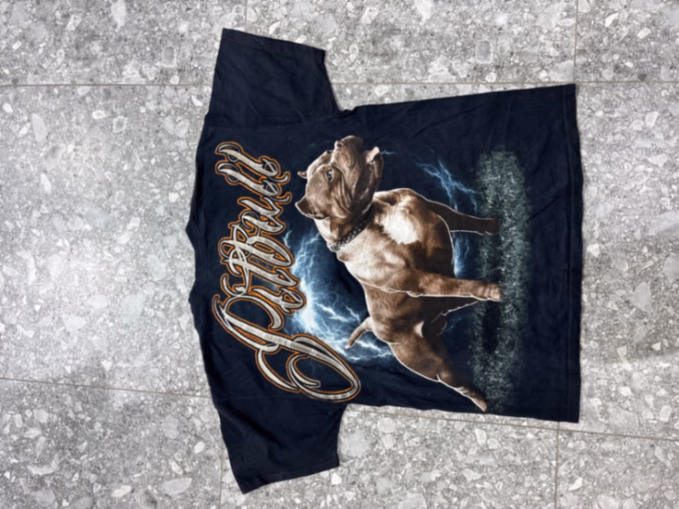 Graphic Pitbull print black t-shirt, photo 3