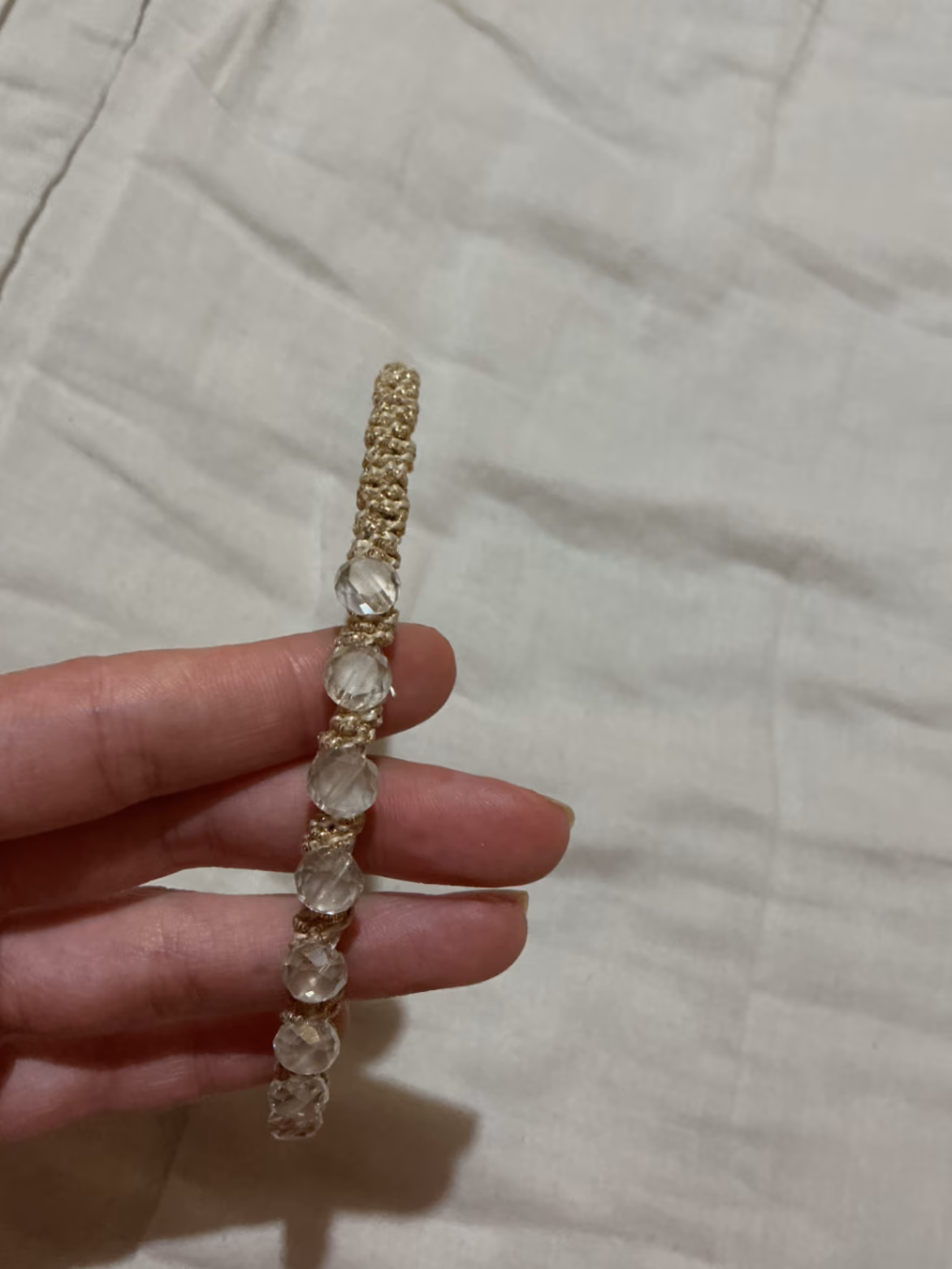 Beaded Woven Gold Headband, photo 2