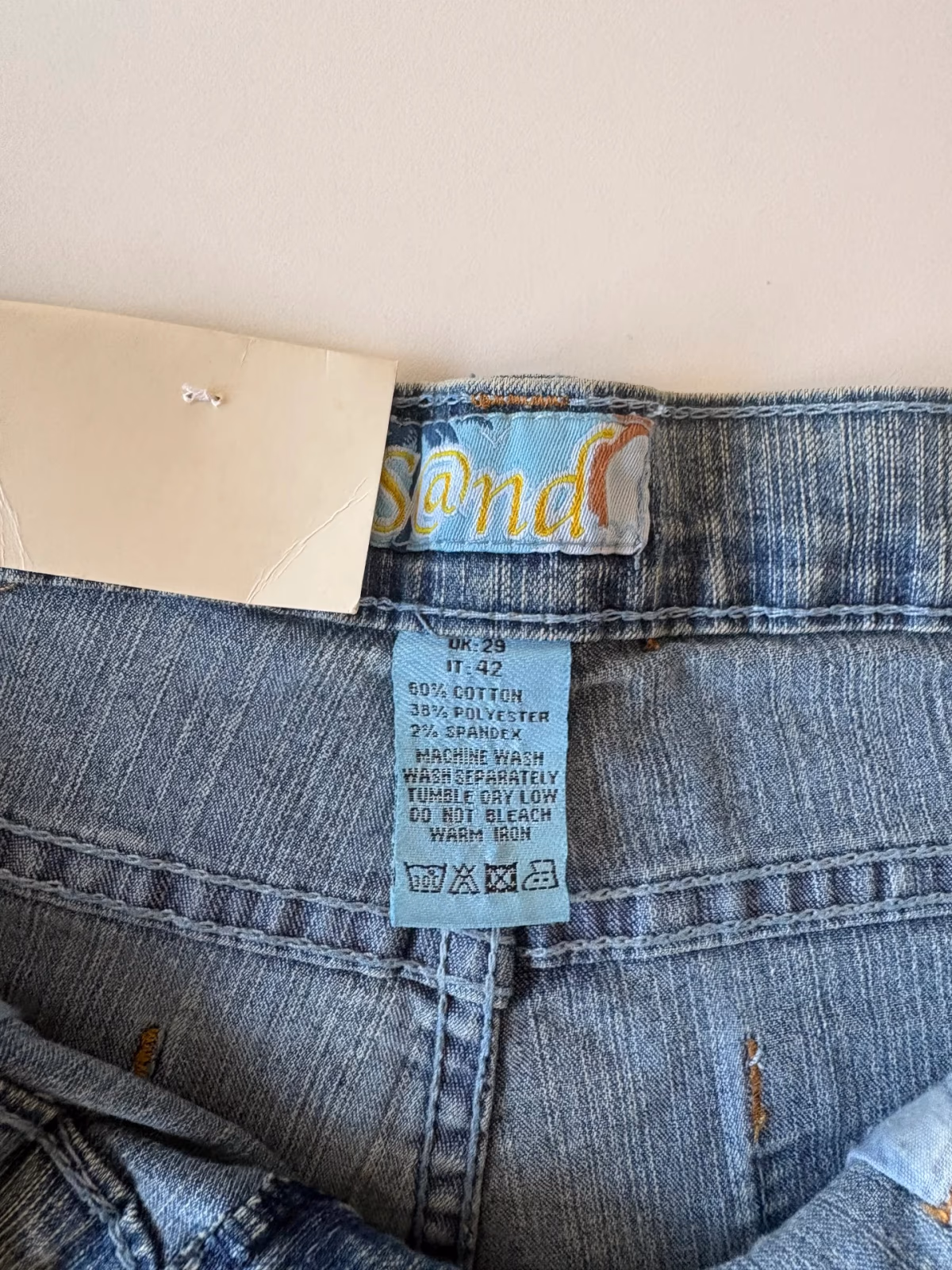 Vintage Denim Studded Shorts, photo 3