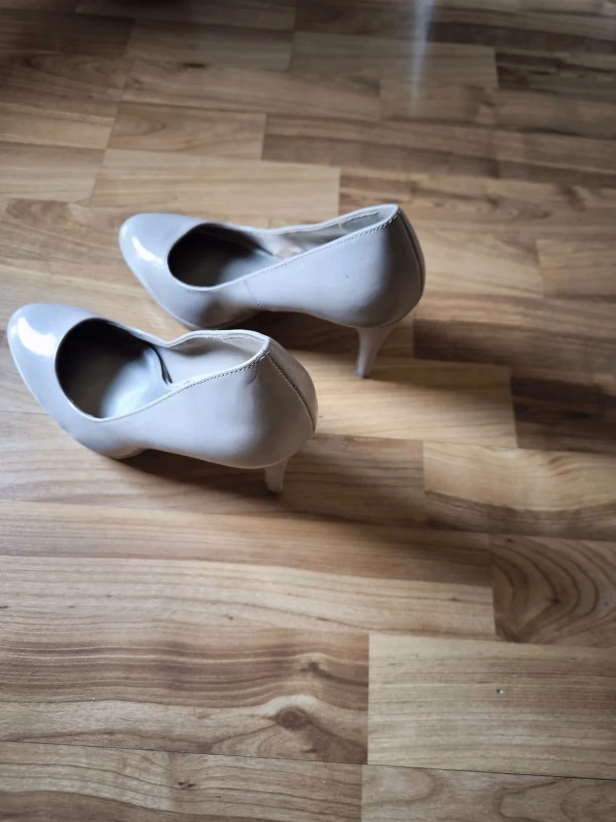 Scarpe con tacco beige, foto 4