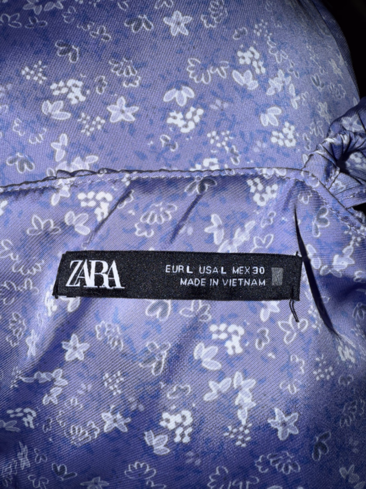 Purple floral frill mini dress, photo 4