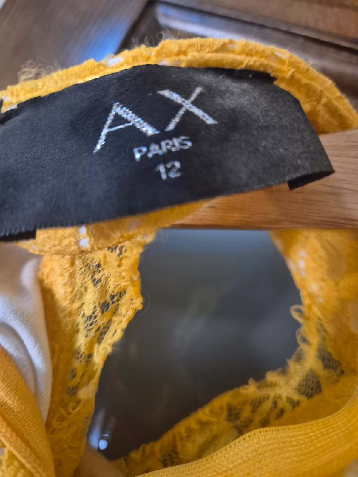 AX Paris Yellow Floral Lace High Neck Bodycon Dress , photo 3