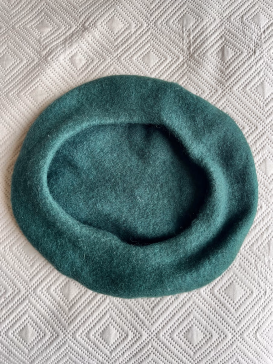 Green Wool Beret, photo 3