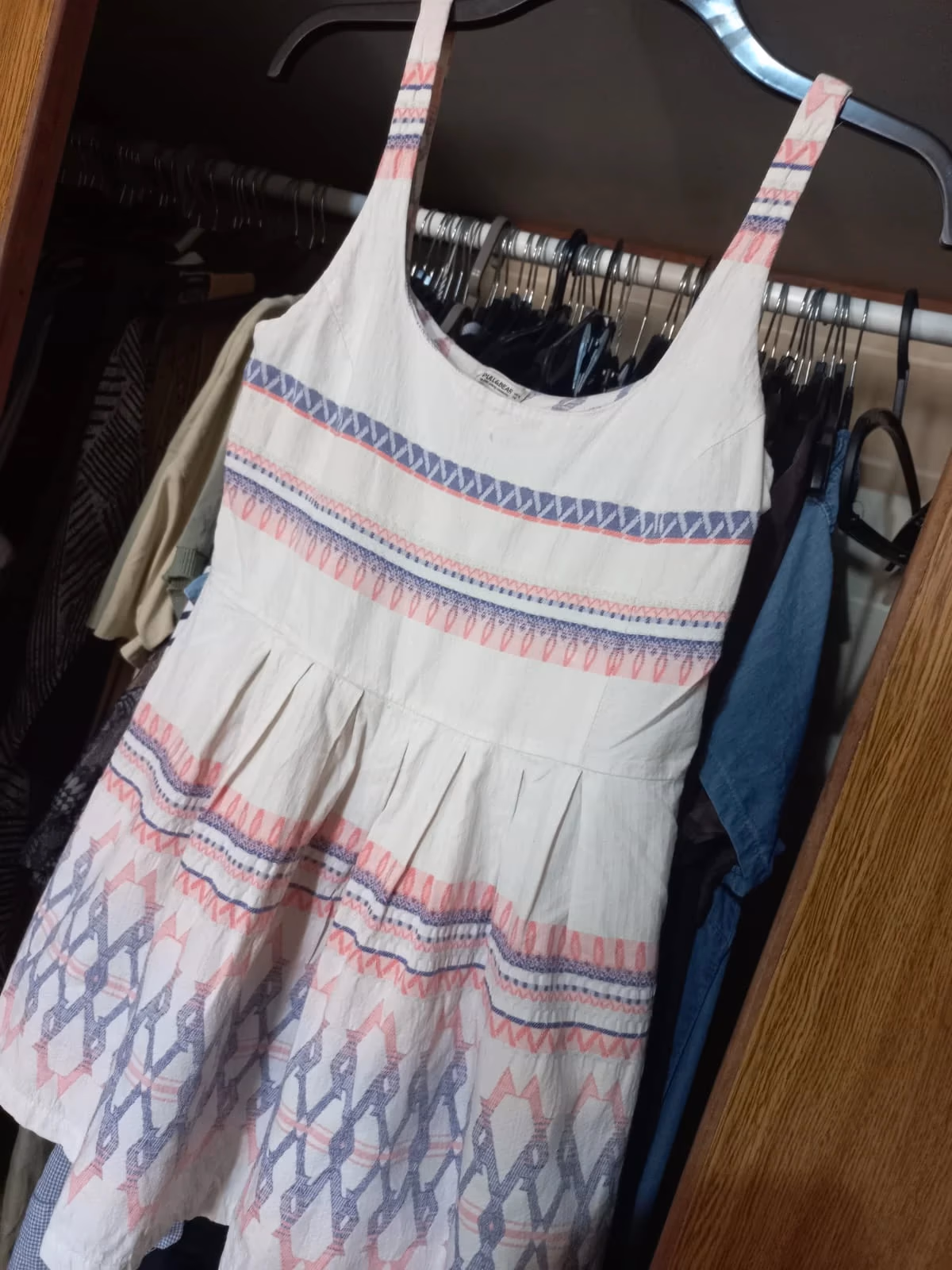 Pull & Bear patterned summer dress - Medium, photo 6