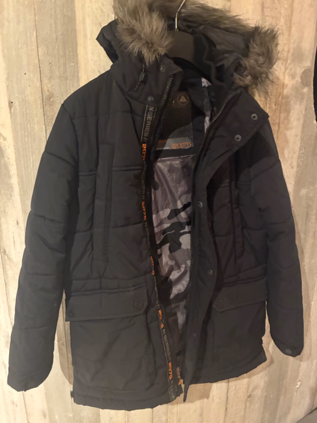 Next Boys Black Puffer Jacket, photo 2