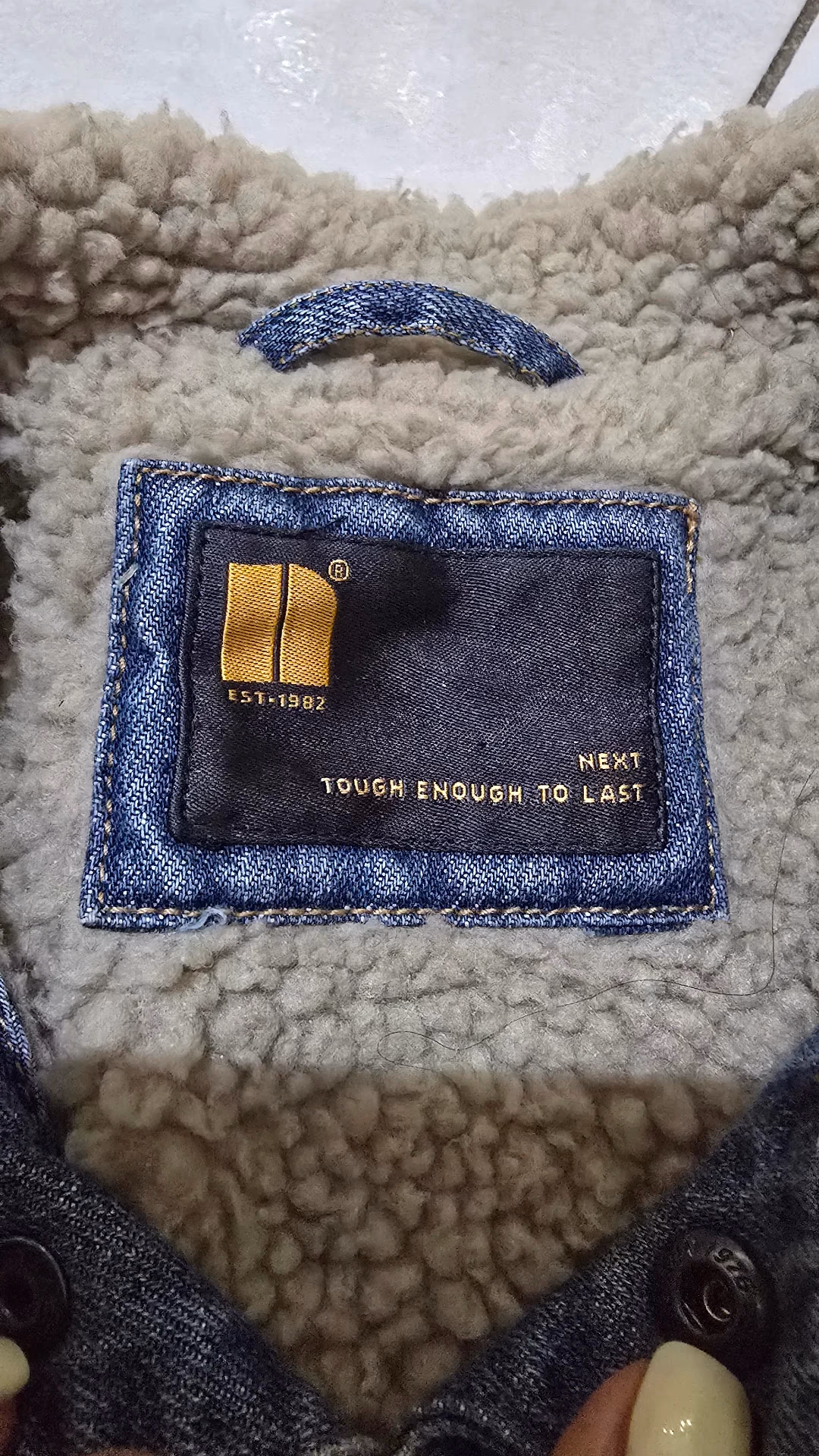 Next Sherpa Lined Denim Jacket, photo 3