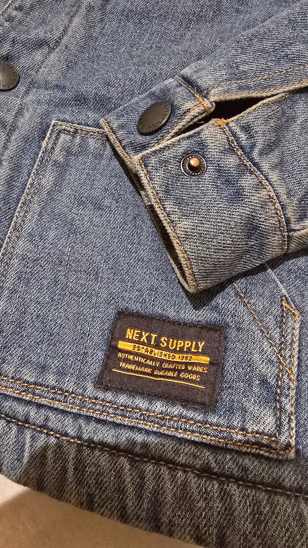 Next Sherpa Lined Denim Jacket, photo 4