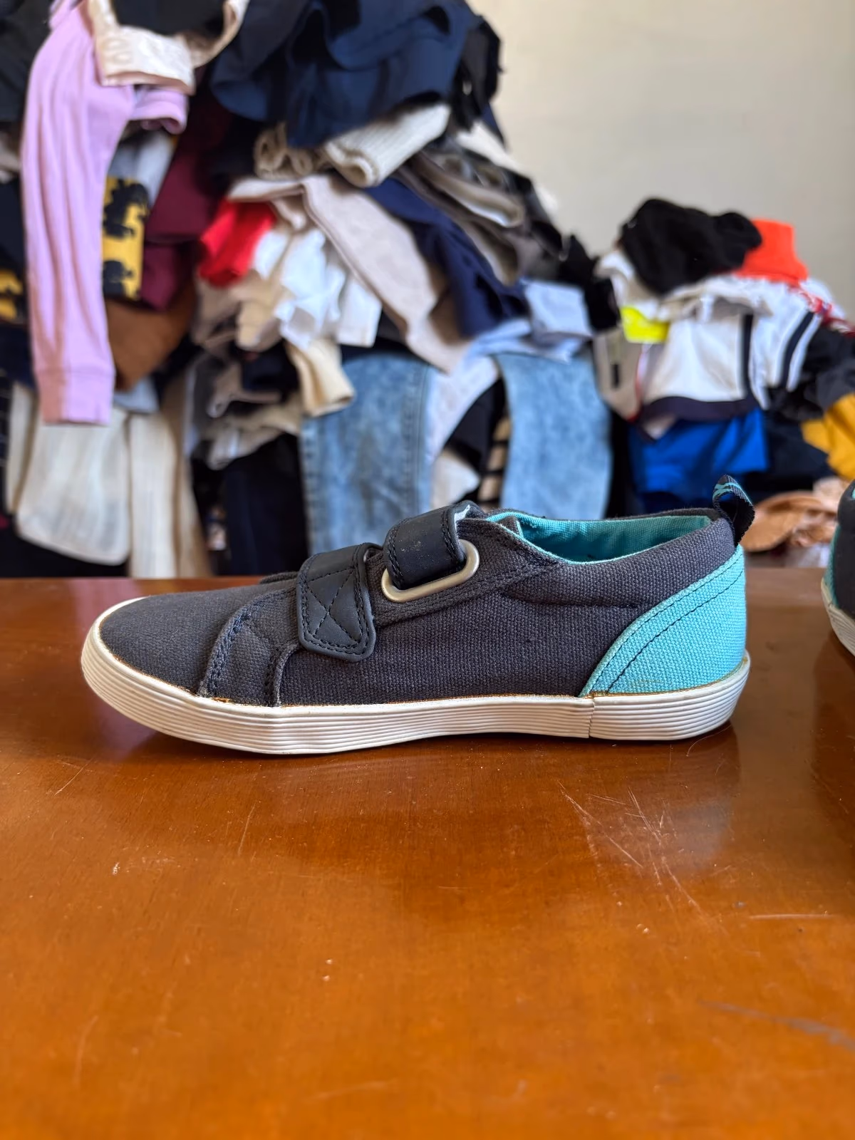 Sapatos de lona Start-Rite em azul-marinho, fotografia 5