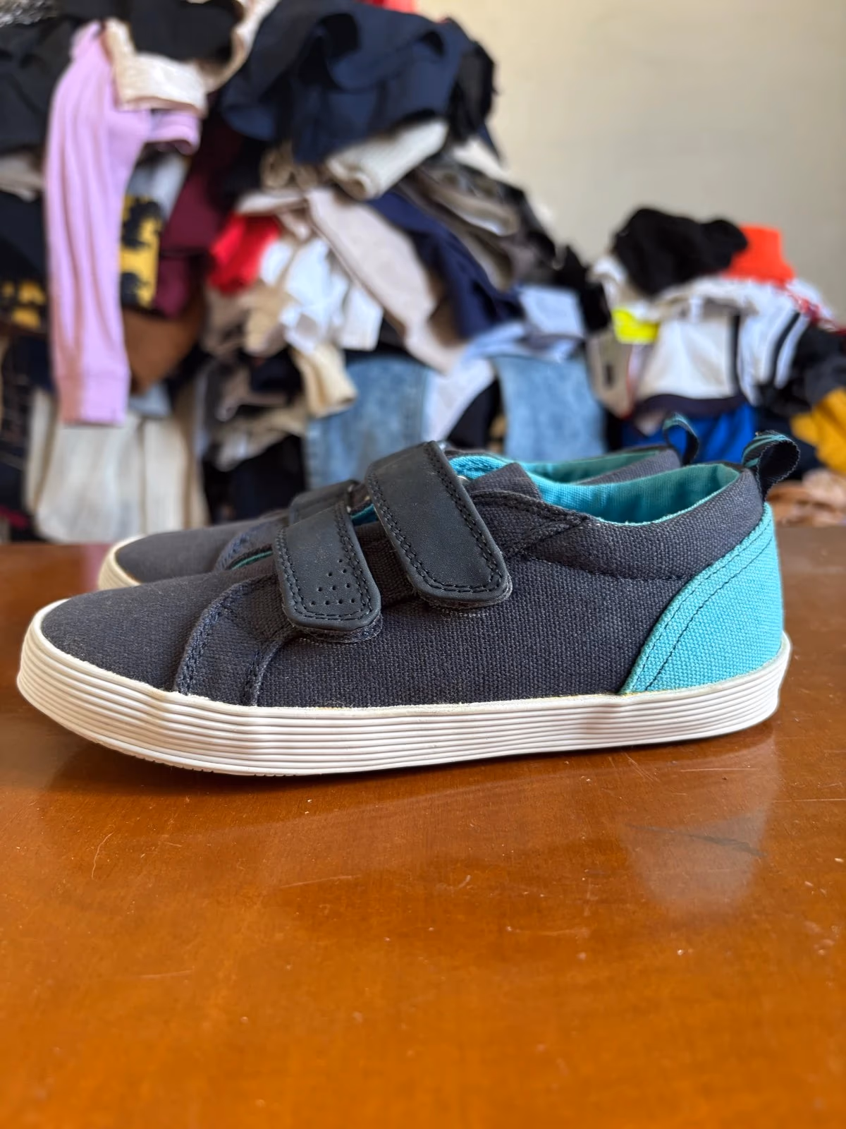 Sapatos de lona Start-Rite em azul-marinho, fotografia 4