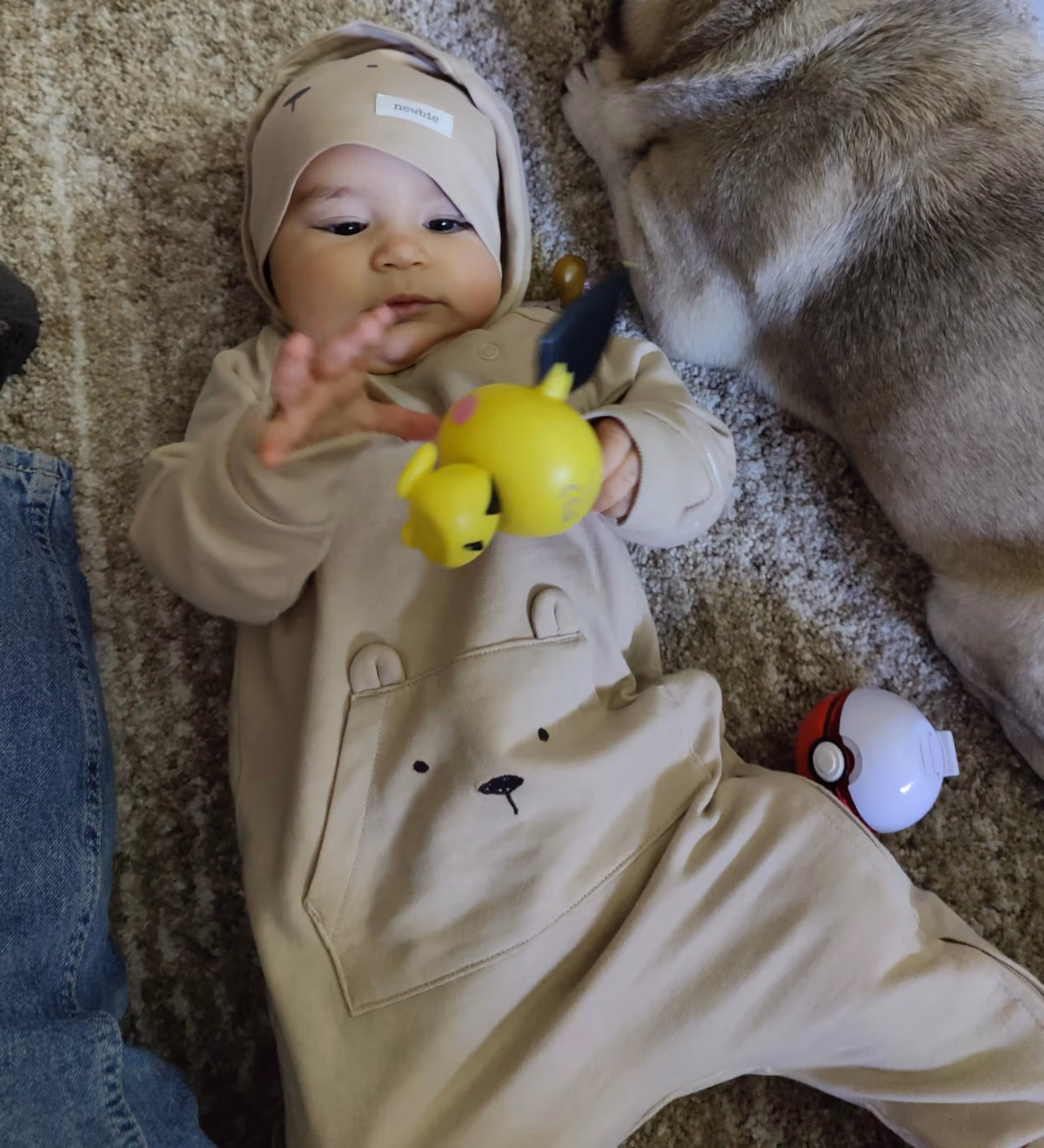 Newbie Bear Jumpsuit and Hat, photo 5