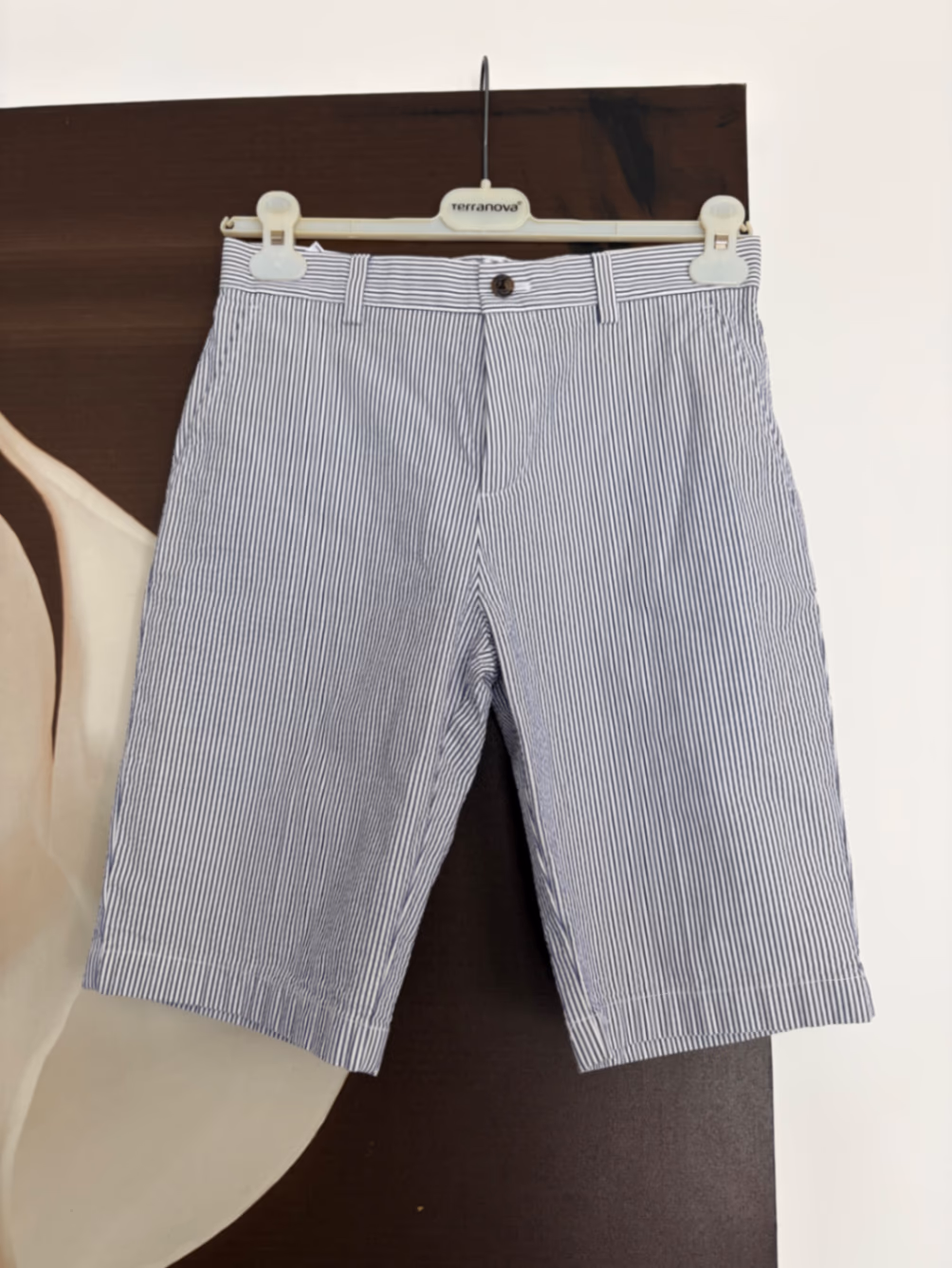 Pantaloncini a righe in seersucker Brooks Brothers, foto 2