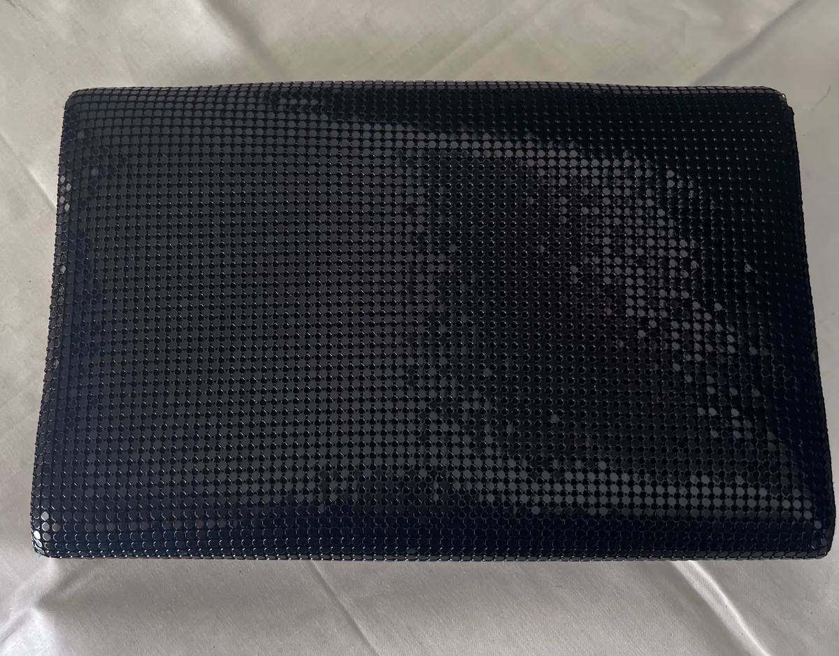 Bolso de mano negro brillante para la noche, foto 3