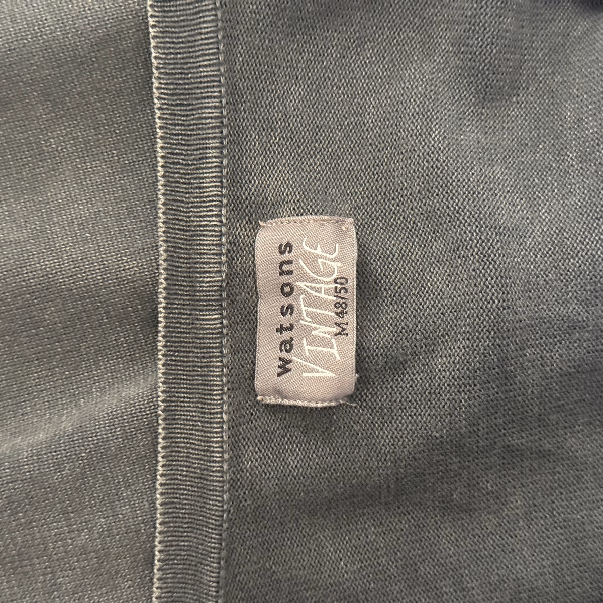 Cardigan Vintage grigio scuro di Watson, foto 3