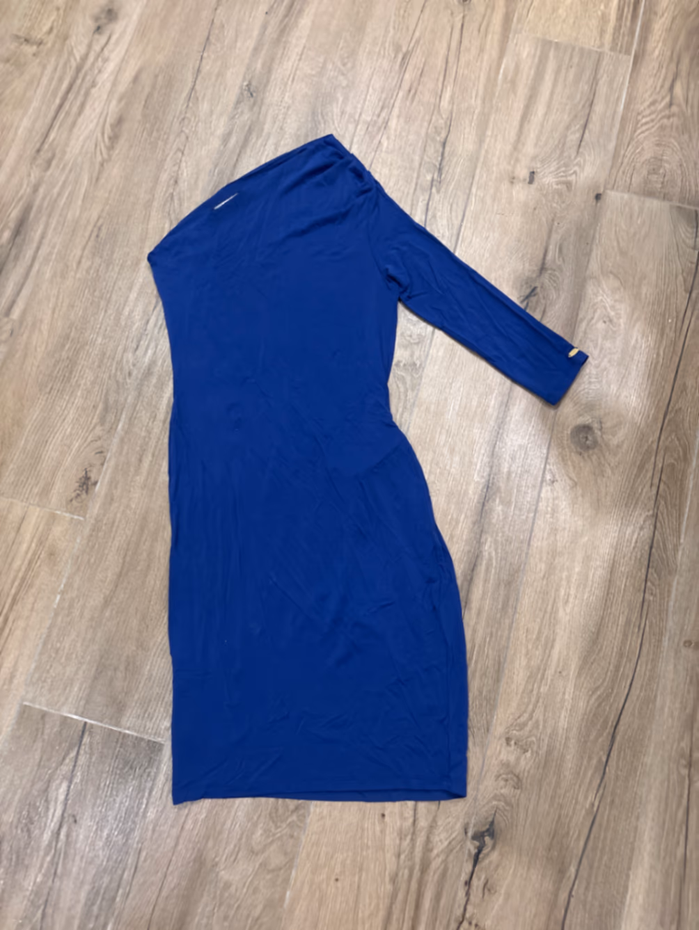 One Shoulder Cobalt Blue Dress, photo 2