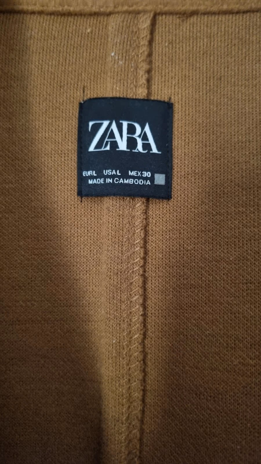 Camel brown classic long coat, photo 2