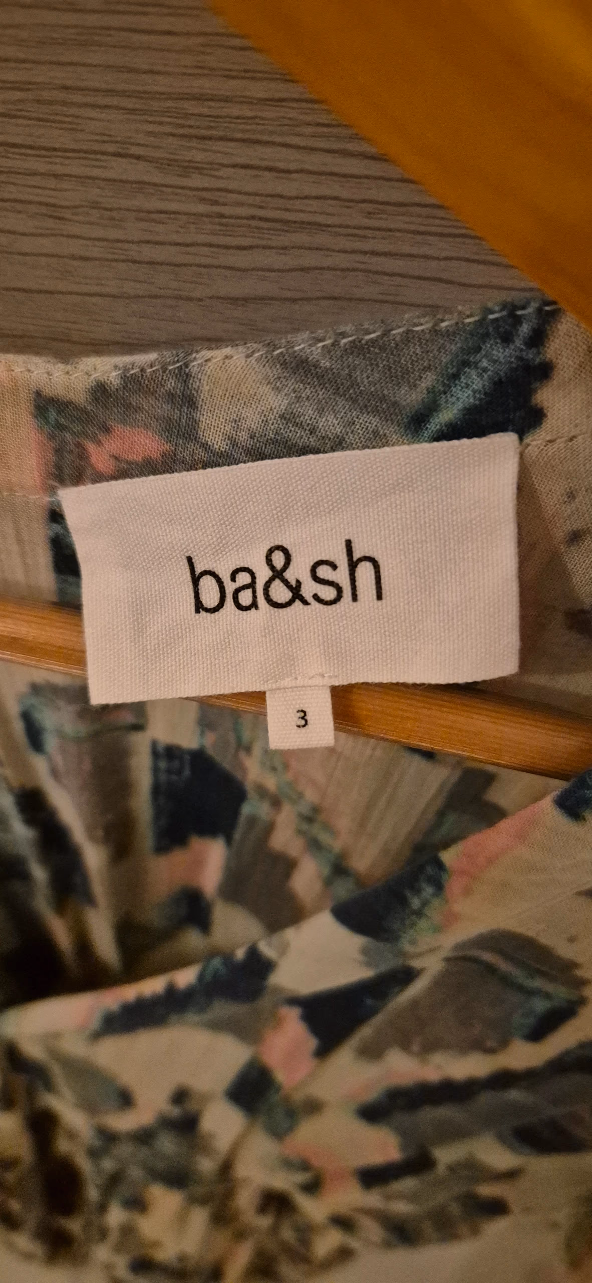 ba&sh patterned v-neck dress, photo 3