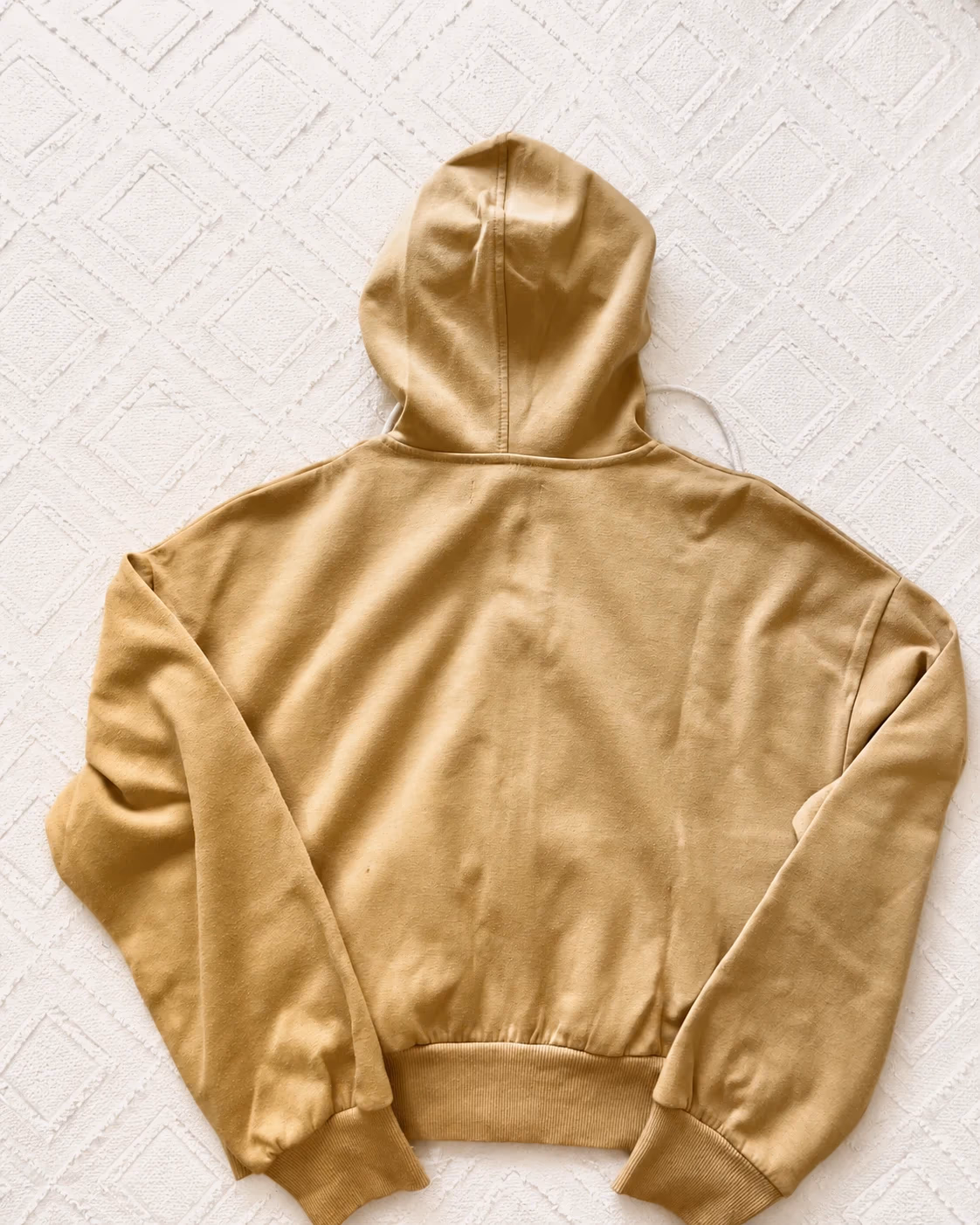 Bershka beige zip-up hoodie, photo 3