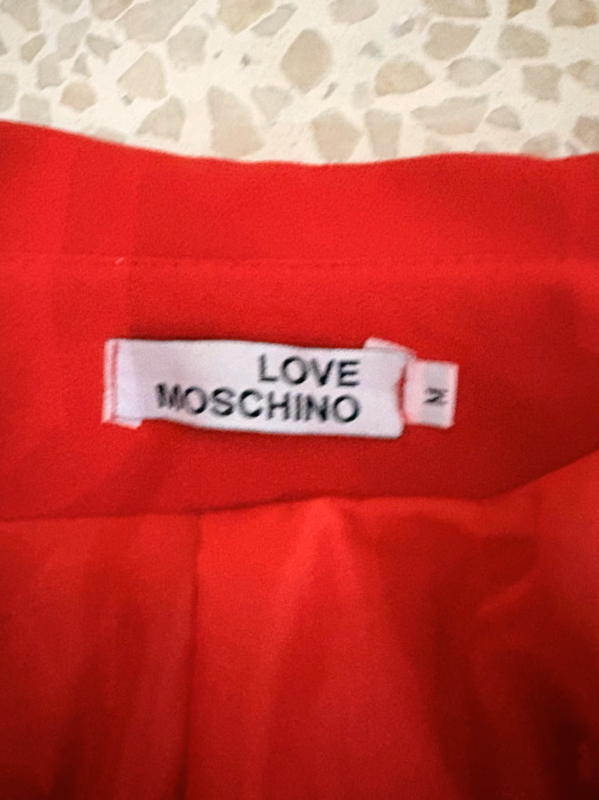 Love Moschino red tailored blazer, photo 3