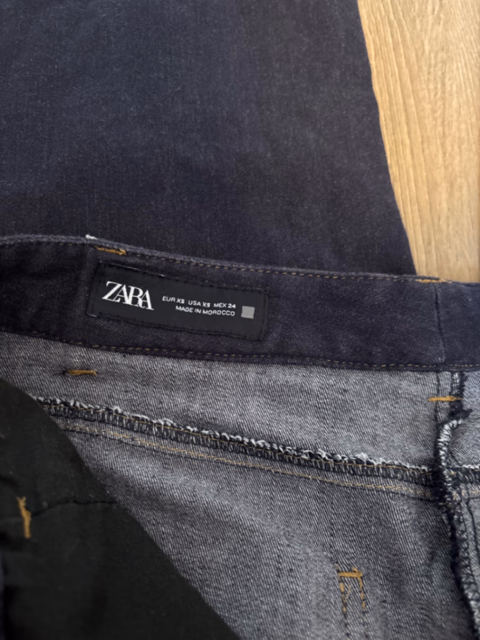 Dark Blue Wide Leg Jeans, photo 4