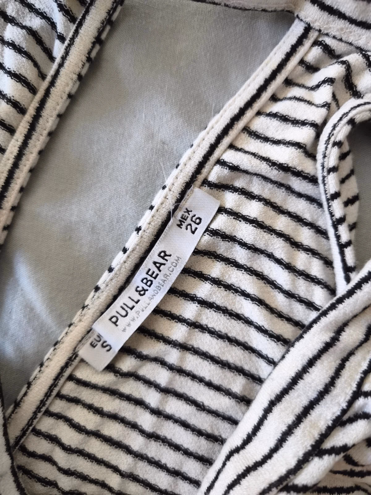 Striped Pull&Bear Halter A Dress, photo 4