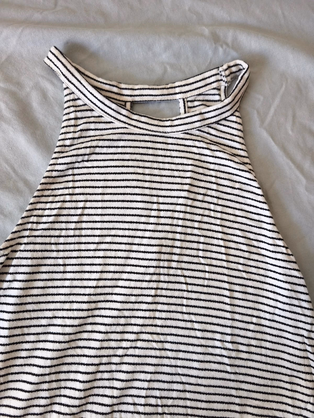 Striped Pull&Bear Halter A Dress, photo 2