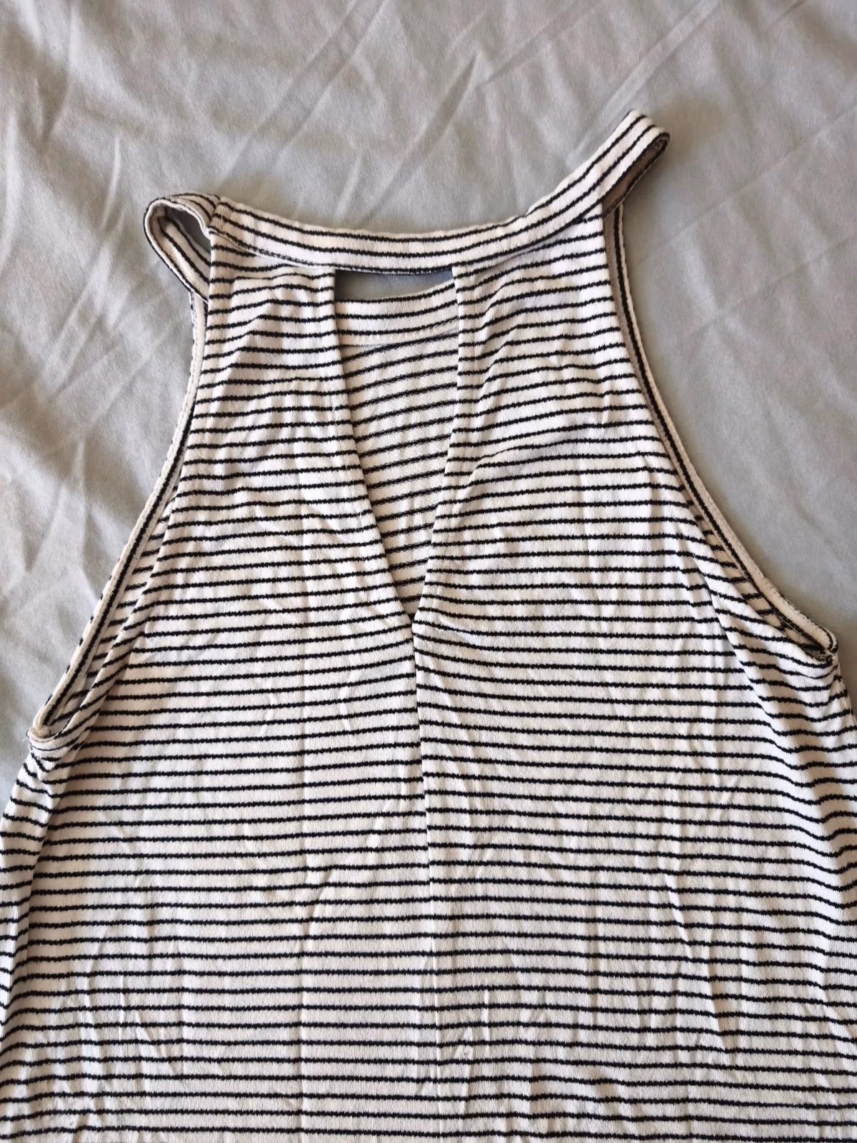 Striped Pull&Bear Halter A Dress, photo 3