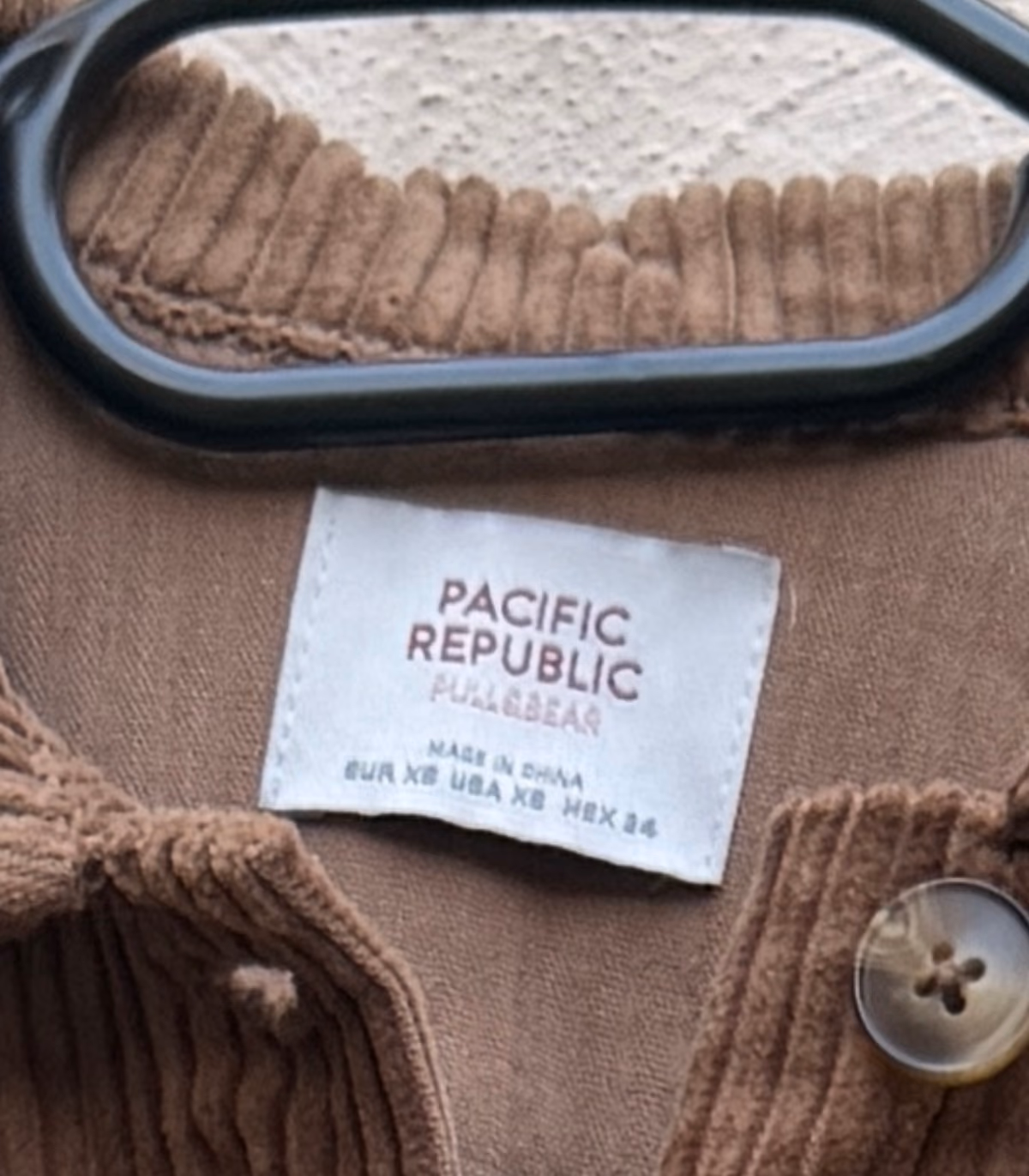 Brown corduroy shirt jacket, photo 2