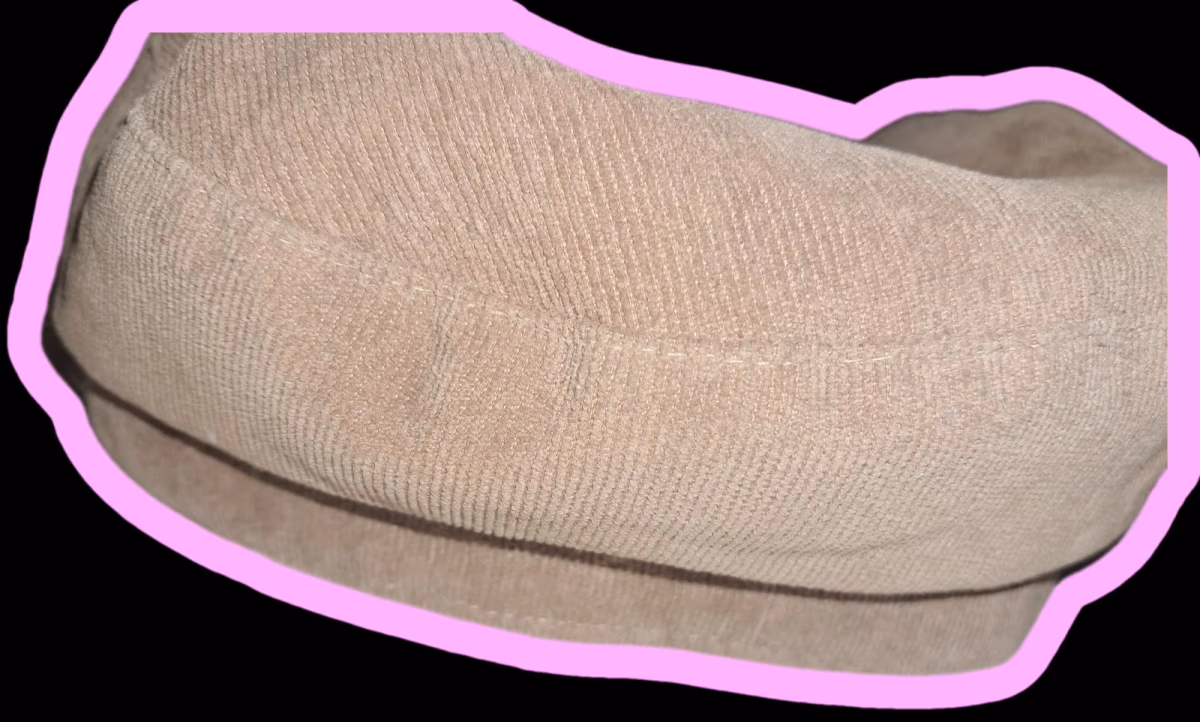 New Look Brown Corduroy Baker Boy Hat / Fiddler Cap, photo 2