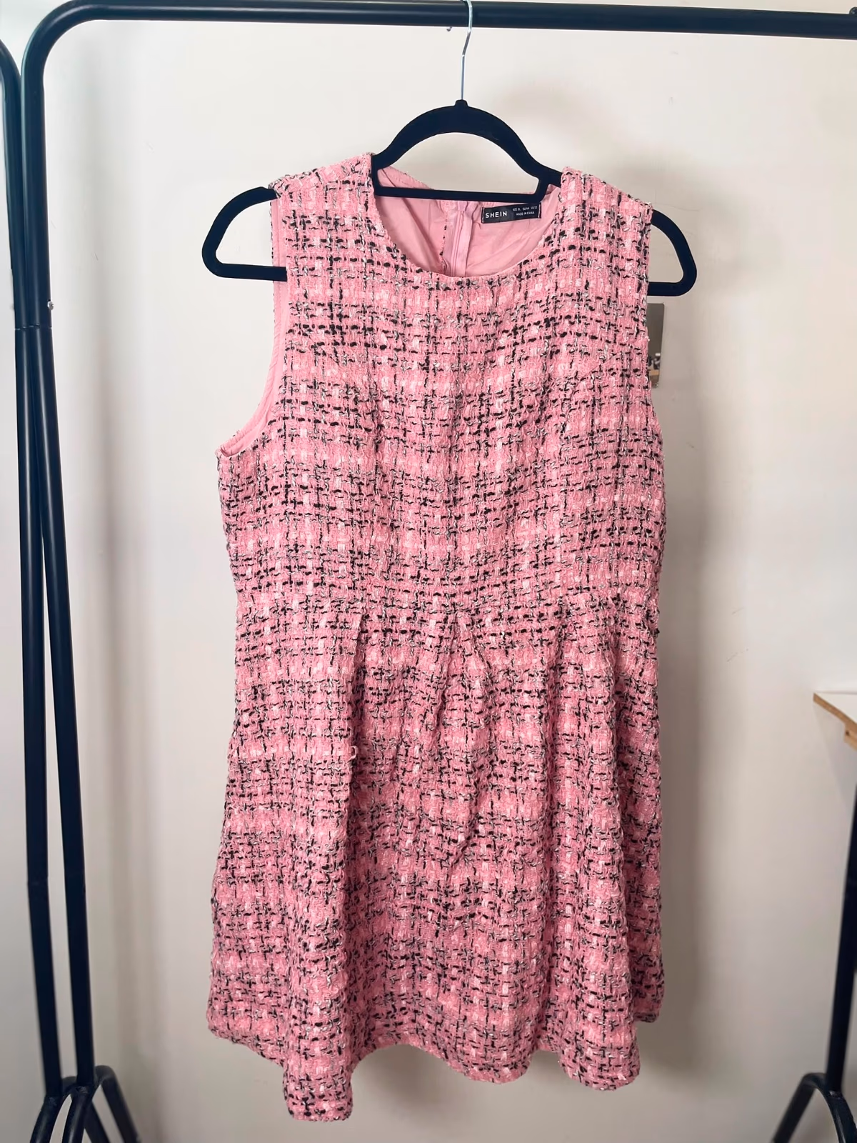 Pink Tweed Sleeveless Dress, photo 4