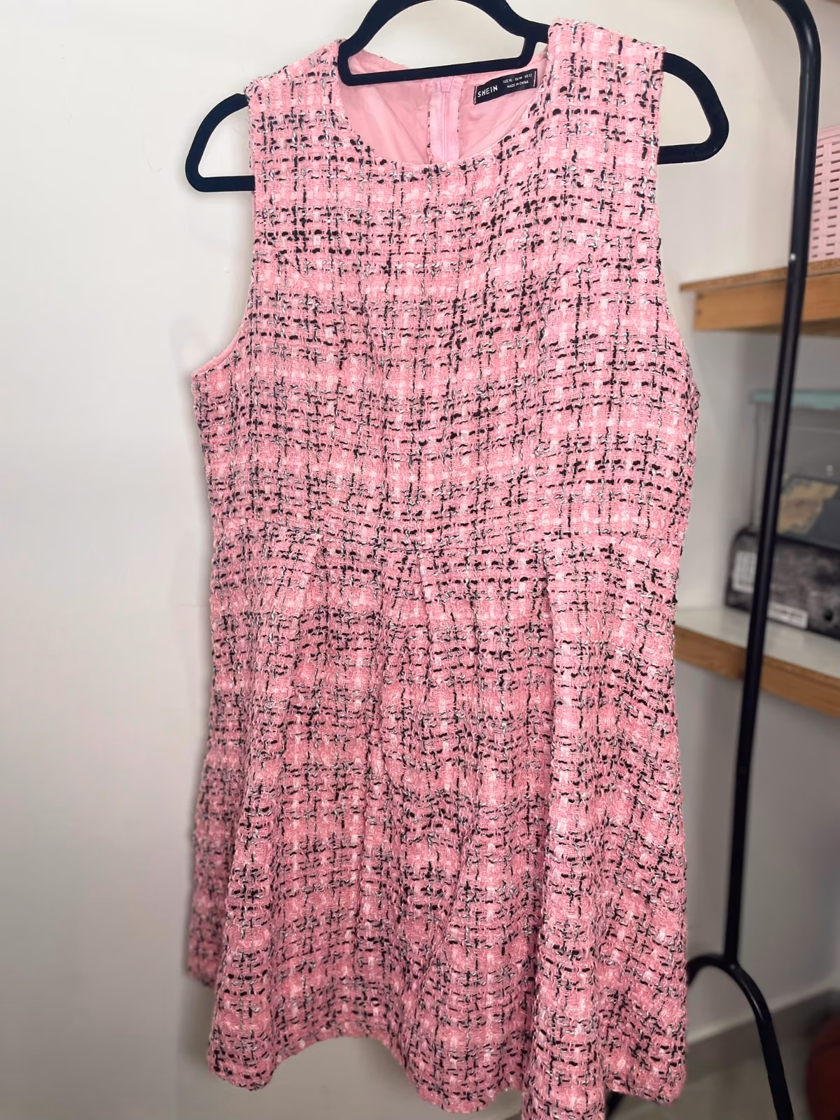 Pink Tweed Sleeveless Dress, photo 3