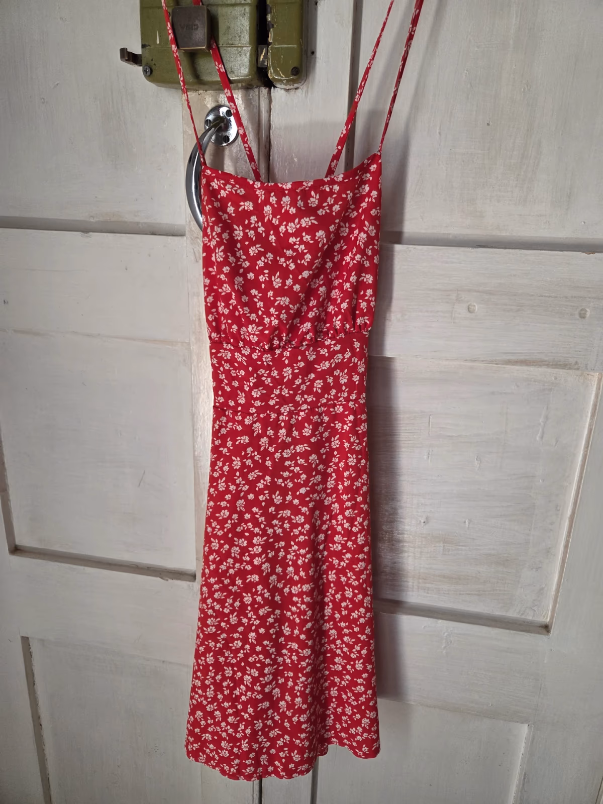 Red Floral Lace Back Dress, photo 5
