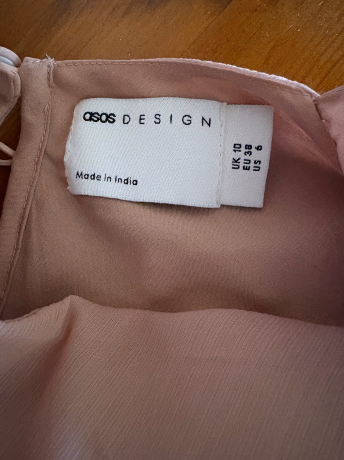 Pink drape high neck dress, photo 3